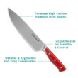 The Pioneer Woman Pioneer Signature 14-Piece Stainless Steel Knife Block Set, Red The Pioneer Woman Pioneer Signature 14-Piece Stainless Steel Knife Block Set, Red