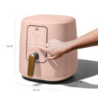 Beautiful 6 Qt Air Fryer with TurboCrisp Technology and Touch-Activated Display, Rose by Drew Barrymore