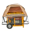 GenTent XL Universal Kit (Extreme, Tan) For Large Open Frame Generators Generator Cover