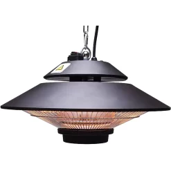 Hanover 5118-BTU 120-Volt Black Stainless Steel Electric Patio Heater