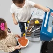Step2 Sizzle & Smoke Barbecue Blue Toddler Grill Playset with 15 Piece Plastic Barbeque Play Set Step2 Sizzle & Smoke Barbecue Blue Toddler Grill Playset with 15 Piece Plastic Barbeque Play Set
