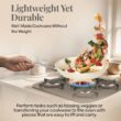 Gotham Steel Nonstick Pots and Pans Set 12 Piece Ceramic Cookware Kitchen Set with Frying Skillet, Saucepan, Cream