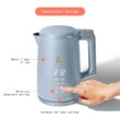 Beautiful 1.7-Liter Electric Kettle 1500 W with One-Touch Activation, Cornflower Blue by Drew Barrymore Beautiful 1.7-Liter Electric Kettle 1500 W with One-Touch Activation, Cornflower Blue by Drew Barrymore