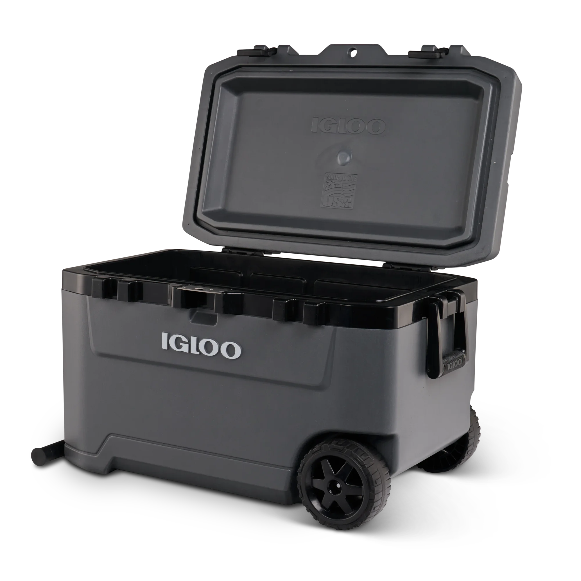 Igloo 72 QT Overland Ice Chest Cooler with Wheels, Gray Igloo 72 QT Overland Ice Chest Cooler with Wheels, Gray - Image 12