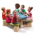 Step2 Naturally Playful Picnic Table with Removable Umbrella, Plastic