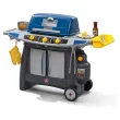 Step2 Sizzle & Smoke Barbecue Blue Toddler Grill Playset with 15 Piece Plastic Barbeque Play Set Step2 Sizzle & Smoke Barbecue Blue Toddler Grill Playset with 15 Piece Plastic Barbeque Play Set