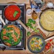 Beautiful 12pc Ceramic Non-Stick Cookware Set, Thyme Green by Drew Barrymore Beautiful 12pc Ceramic Non-Stick Cookware Set, Thyme Green by Drew Barrymore