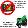 GenTent Universal Kit (Standard, Black) For Open Frame Generators Generator Cover
