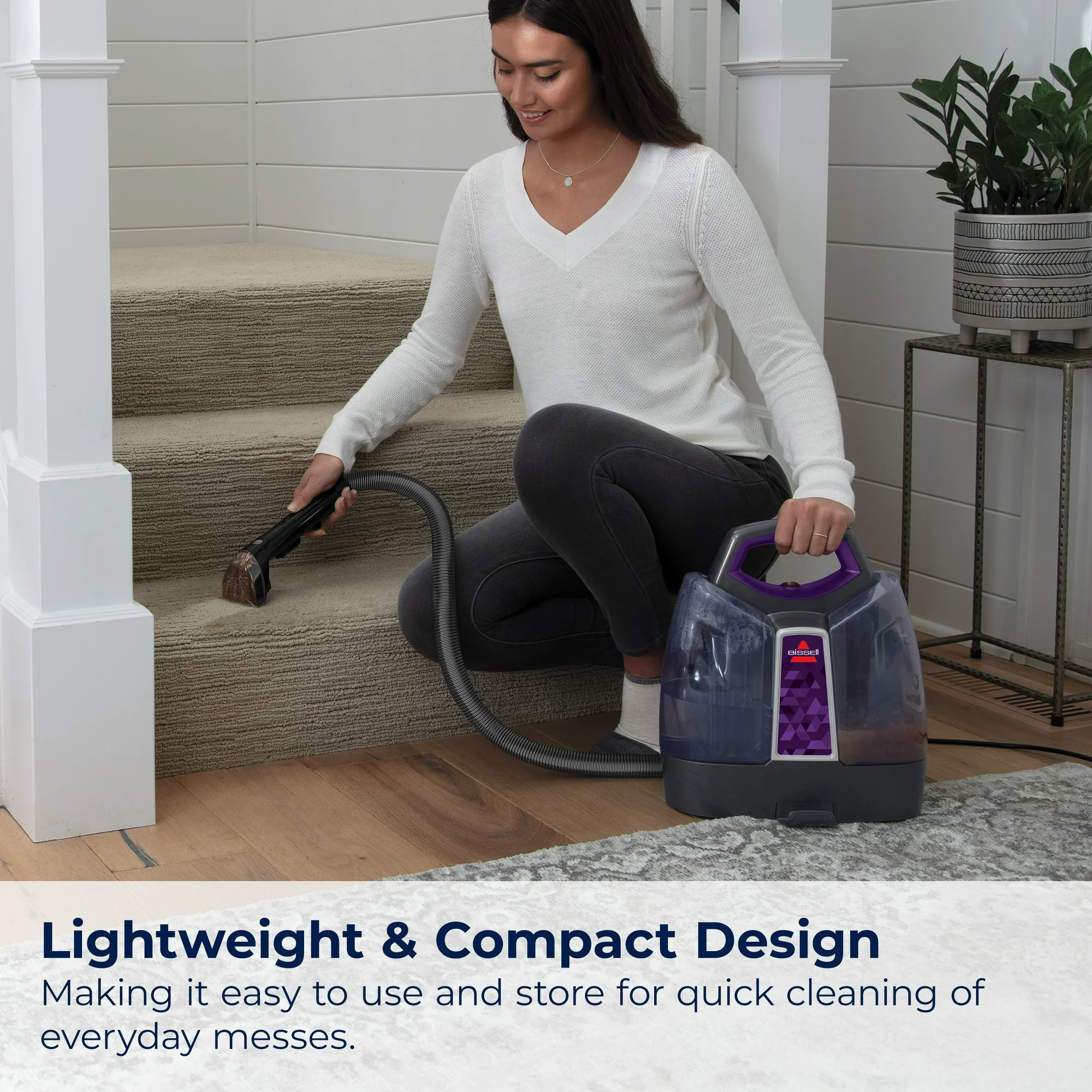 BISSELL SpotClean ProHeat Pet Portable Carpet, Upholstery & Car/Auto Cleaner 2513W BISSELL SpotClean ProHeat Pet Portable Carpet, Upholstery & Car/Auto Cleaner 2513W - Image 4