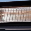 Well Traveled Living 5118-BTU 110-Volt Black Stainless Steel Electric Patio Heater