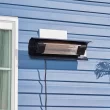 Well Traveled Living 5118-BTU 110-Volt Black Stainless Steel Electric Patio Heater