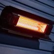 Well Traveled Living 5118-BTU 110-Volt Black Stainless Steel Electric Patio Heater