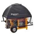 GenTent XL Universal Kit (Extreme, Black) For Large Open Frame Generators Generator Cover