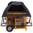 GenTent XL Universal Kit (Extreme, Black) For Large Open Frame Generators Generator Cover