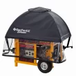 GenTent XL Universal Kit (Extreme, Black) For Large Open Frame Generators Generator Cover