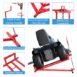 LZBEITEM Lawn Mower Lift Jack - 882 lbs Capacity for Tractors and Zero Turn Lawn Mowers Red