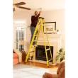 Louisville Ladder 8' Fiberglass Step Ladder, 12' Reach, 250 lbs Load Capacity, W-3118-08