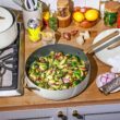 Beautiful 5.5 Quart Ceramic Non-Stick Sauté Pan, White Icing by Drew Barrymore