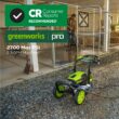 Greenworks Pro 2700 PSI 2.3-GPM Cold Water Electric Pressure Washer with 5 Spray Tips
