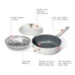 Beautiful All-in-One 4 QT Hero Pan with Steam Insert, 3 Pc Set, White Icing by Drew Barrymore