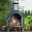 Endless Summer 20.08-in W Black Steel Wood-Burning Fire Pit