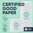 Cloud Paper Save Trees Co.Bamboo Paper Towels 12pk - 1800 Sheets Unbleached Paper Towels Rolls Ultra Absorbent