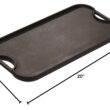 Lodge LPGI3 Cast Iron Reversible Grill/Griddle, 20-inch x 10.44-inch, Black Lodge LPGI3 Cast Iron Reversible Grill/Griddle, 20-inch x 10.44-inch, Black