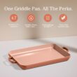 Our Place Griddle Pan - Versatile Nonstick Ceramic Sheet Pan & Stovetop Griddle, 5 Qt Capacity, Oven Safe up to 450°F, Spice