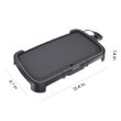 Chefman XL Electric Griddle with Removable Temperature Control, Immersible Flat Top Grill, Pancake Griddle, 10 x 20 Inch