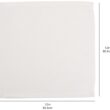 Amazon Basics Bath towel for Face, bathroom, Fast Drying salon towels, 60 Pack, White (12 x 12 inches)