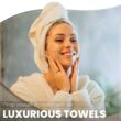 KAHAF Collection 6-Pack Bath Towels - Lightweight - Extra Absorbent - Shower towels (Multi, 27 inchesx54 inches)