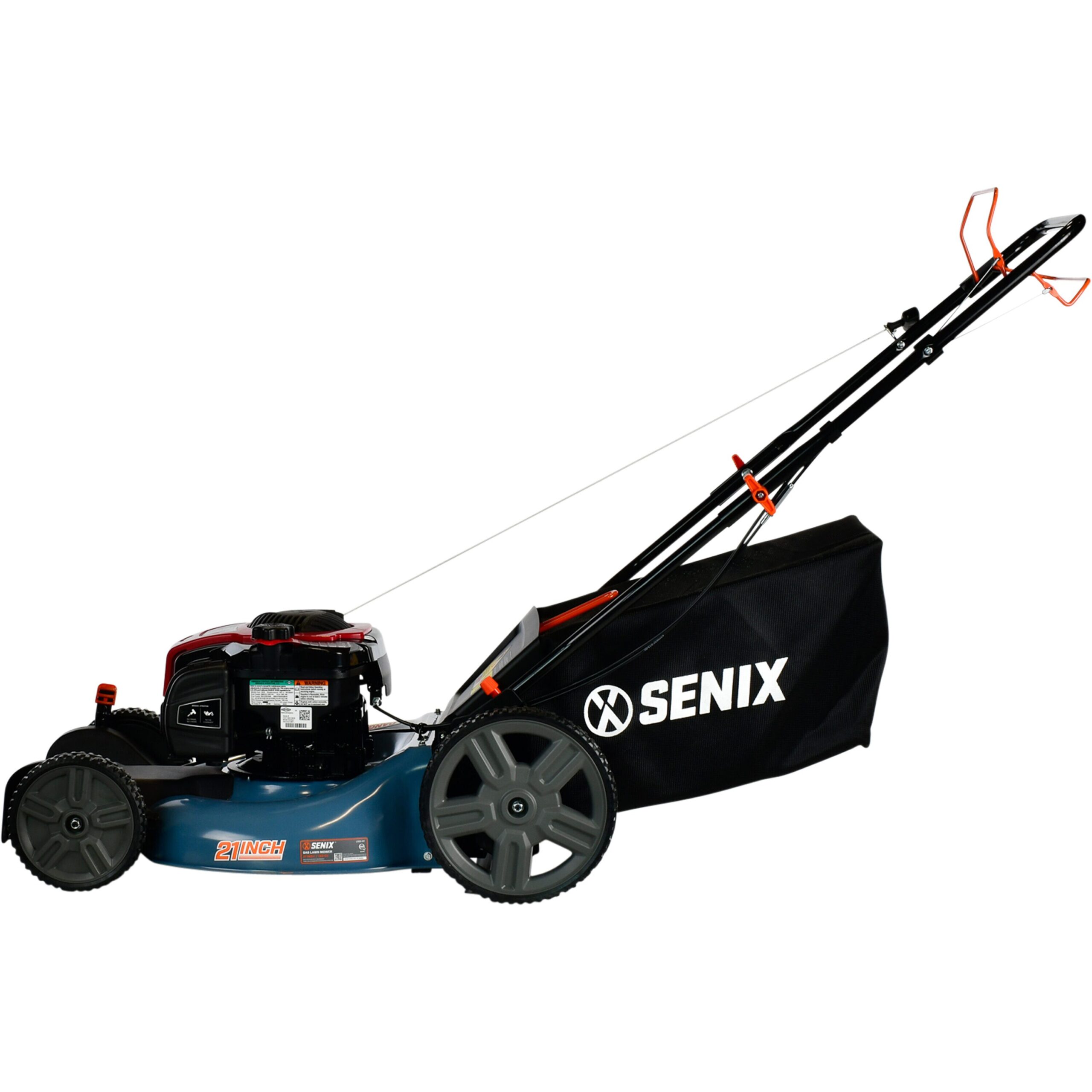 SENIX 21-in Gas Self-propelled Lawn Mower with 150-cc Briggs and Stratton Engine SENIX 21-in Gas Self-propelled Lawn Mower with 150-cc Briggs and Stratton Engine - Image 4