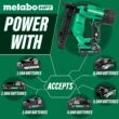 Metabo HPT MultiVolt 18-Gauge 1/4-in Narrow Crown Finish Stapler