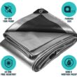 Core Tarps 30-ft x 30-ft Silver Waterproof Standard Polyethylene 10-mil Tarp