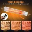 BABOOM 5000-BTU 120-Volt Sliver Aluminum Electric Patio Heater
