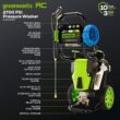 Greenworks Pro 2700 PSI 2.3-GPM Cold Water Electric Pressure Washer with 5 Spray Tips