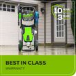 Greenworks Pro 2700 PSI 2.3-GPM Cold Water Electric Pressure Washer with 5 Spray Tips