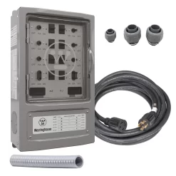 Westinghouse 30-Amp 7500 Rated Watt Transfer Switch Kit Manual Transfer Switch
