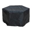 Sunjoy 25.79-in W Matte Hammered Black Stainless Steel Wood-Burning Fire Pit