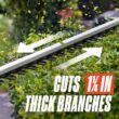 SENIX 60-volt Max 26-in Battery Hedge Trimmer 3 Ah (Battery and Charger Included)