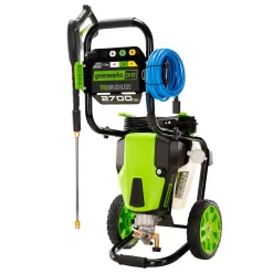 Greenworks Pro 2700 PSI 2.3-GPM Cold Water Electric Pressure Washer with 5 Spray Tips
