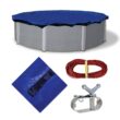 Blue Wave 28-ft x 28-ft Gold Polyethylene Winter Round Pool Cover