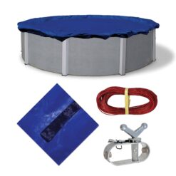 Blue Wave 28-ft x 28-ft Gold Polyethylene Winter Round Pool Cover