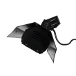 Well Traveled Living 5118-BTU 110-Volt Black Stainless Steel Electric Patio Heater