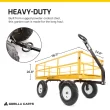 Gorilla Carts GOR1201B 1200-lb. Heavy-Duty Steel Utility Cart, 13" Tires