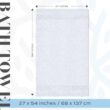 White Classic Luxury Bath Towels Set of 4 Large - 700 GSM Cotton Ultra Soft Bath Towels 27x54, Plush Shower Towels, White