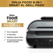 Ninja FG551 Foodi Smart XL 6-in-1 Indoor Grill with Air Fry, Roast, Bake, Broil & Dehydrate, Smart Thermometer, Black/Silver Ninja FG551 Foodi Smart XL 6-in-1 Indoor Grill with Air Fry, Roast, Bake, Broil & Dehydrate, Smart Thermometer, Black/Silver