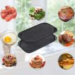 SENSARTE Nonstick Griddle Grill Pan, Pro-Grid Reversible Grill & Griddle Pan, Two Burner Cast Aluminum Griddle, 19.5" x 10.7"