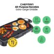 Chefman XL Electric Griddle with Removable Temperature Control, Immersible Flat Top Grill, Pancake Griddle, 10 x 20 Inch