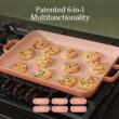 Our Place Griddle Pan - Versatile Nonstick Ceramic Sheet Pan & Stovetop Griddle, 5 Qt Capacity, Oven Safe up to 450°F, Spice